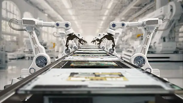 Business process automation illustration